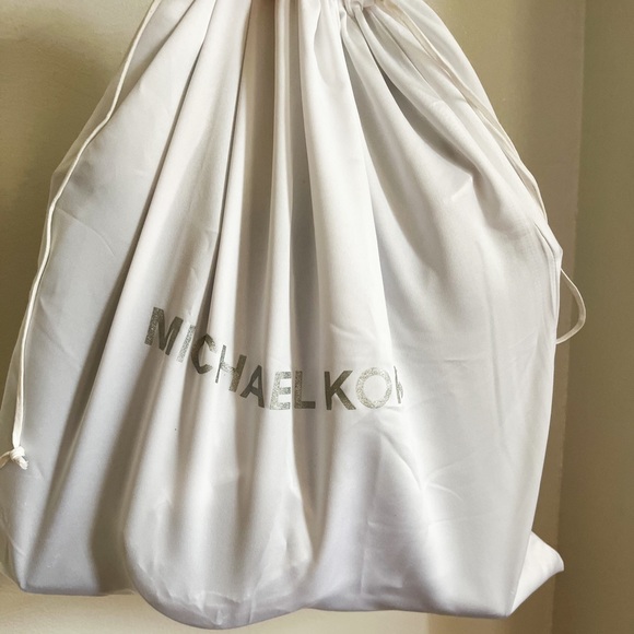 Michael Kors Mercer Convertible Large Patent Leather Tote (Denim) - Picture 9 of 9